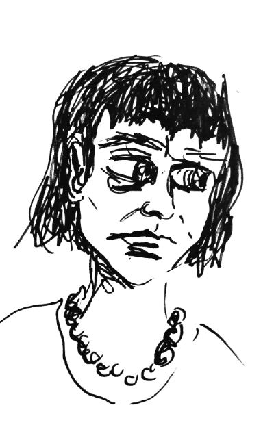 Ink portrait